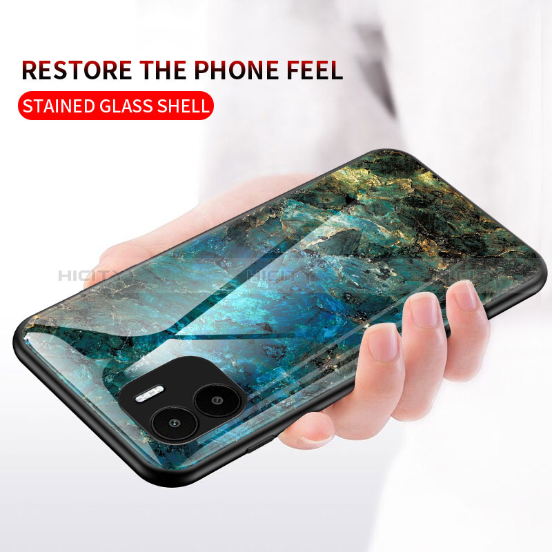 Handyhülle Silikon Hülle Rahmen Schutzhülle Spiegel Modisch Muster für Xiaomi Redmi A2