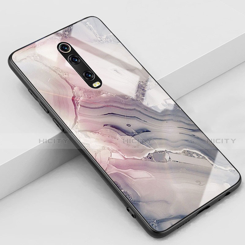 Handyhülle Silikon Hülle Rahmen Schutzhülle Spiegel Modisch Muster K01 für Xiaomi Mi 9T Pro groß