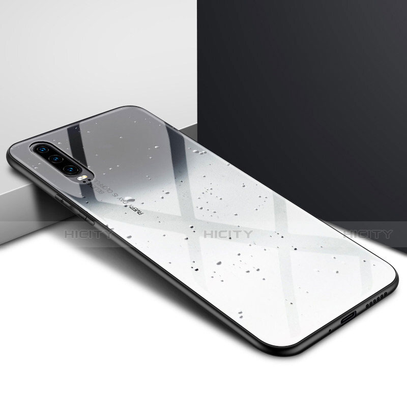 Handyhülle Silikon Hülle Rahmen Schutzhülle Spiegel Modisch Muster K04 für Huawei P30