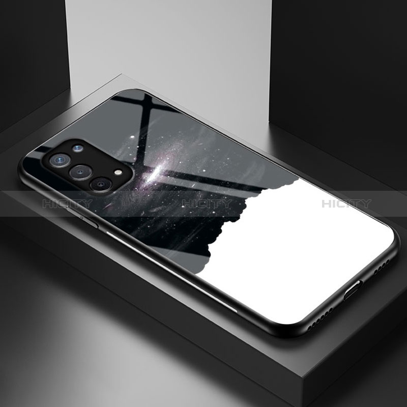 Handyhülle Silikon Hülle Rahmen Schutzhülle Spiegel Modisch Muster LS1 für Oppo A74 5G