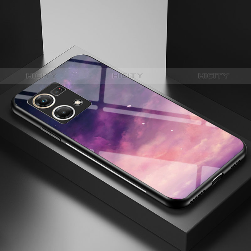 Handyhülle Silikon Hülle Rahmen Schutzhülle Spiegel Modisch Muster LS1 für Oppo F21 Pro 4G