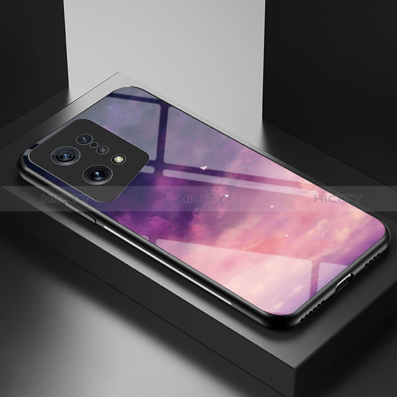 Handyhülle Silikon Hülle Rahmen Schutzhülle Spiegel Modisch Muster LS1 für Oppo Find X5 5G groß