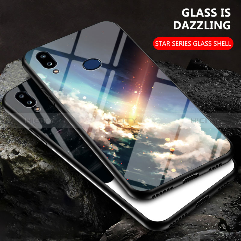 Handyhülle Silikon Hülle Rahmen Schutzhülle Spiegel Modisch Muster LS1 für Samsung Galaxy A10s
