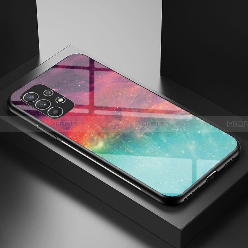 Handyhülle Silikon Hülle Rahmen Schutzhülle Spiegel Modisch Muster LS1 für Samsung Galaxy A23 4G groß