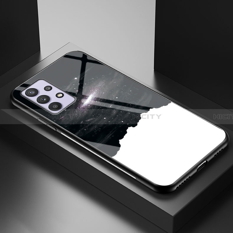 Handyhülle Silikon Hülle Rahmen Schutzhülle Spiegel Modisch Muster LS1 für Samsung Galaxy A32 4G