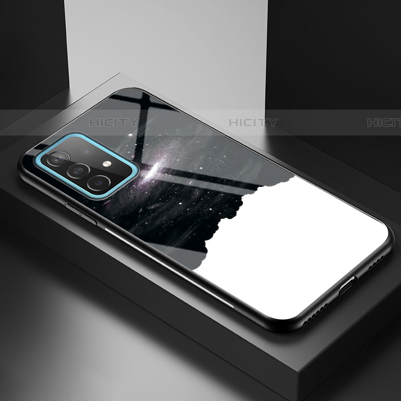 Handyhülle Silikon Hülle Rahmen Schutzhülle Spiegel Modisch Muster LS1 für Samsung Galaxy A52 4G