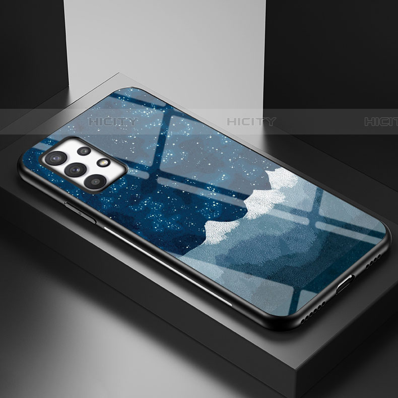 Handyhülle Silikon Hülle Rahmen Schutzhülle Spiegel Modisch Muster LS1 für Samsung Galaxy A53 5G groß