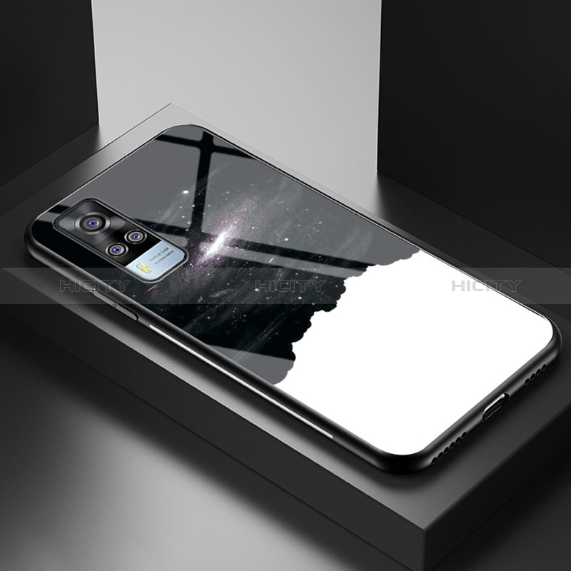 Handyhülle Silikon Hülle Rahmen Schutzhülle Spiegel Modisch Muster LS1 für Vivo Y31 (2021)