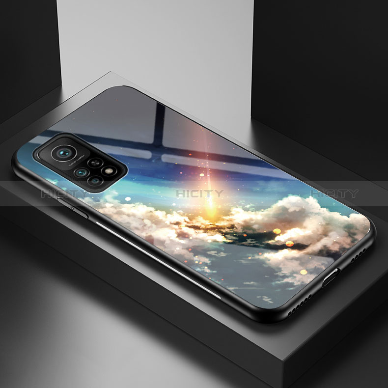 Handyhülle Silikon Hülle Rahmen Schutzhülle Spiegel Modisch Muster LS1 für Xiaomi Mi 10T 5G Plusfarbig Plus