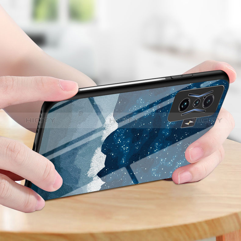 Handyhülle Silikon Hülle Rahmen Schutzhülle Spiegel Modisch Muster LS1 für Xiaomi Poco F4 GT 5G