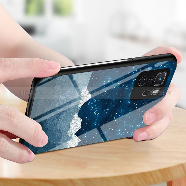 Handyhülle Silikon Hülle Rahmen Schutzhülle Spiegel Modisch Muster LS1 für Xiaomi Poco X3 GT 5G groß