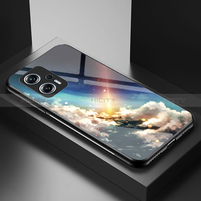Handyhülle Silikon Hülle Rahmen Schutzhülle Spiegel Modisch Muster LS1 für Xiaomi Poco X4 GT 5G groß