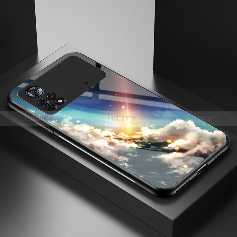 Handyhülle Silikon Hülle Rahmen Schutzhülle Spiegel Modisch Muster LS1 für Xiaomi Poco X4 Pro 5G groß