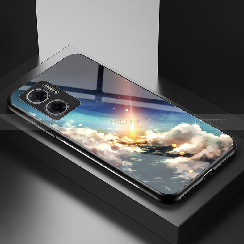 Handyhülle Silikon Hülle Rahmen Schutzhülle Spiegel Modisch Muster LS1 für Xiaomi Redmi 10 Prime Plus 5G Plusfarbig Plus