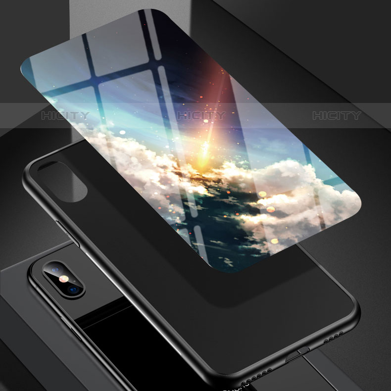 Handyhülle Silikon Hülle Rahmen Schutzhülle Spiegel Modisch Muster LS1 für Xiaomi Redmi 10A 4G