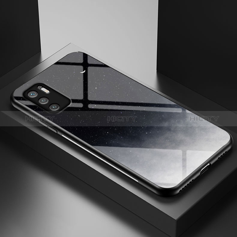 Handyhülle Silikon Hülle Rahmen Schutzhülle Spiegel Modisch Muster LS1 für Xiaomi Redmi Note 10 5G