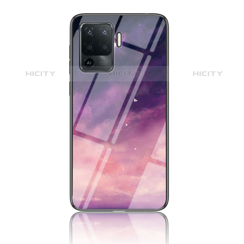 Handyhülle Silikon Hülle Rahmen Schutzhülle Spiegel Modisch Muster LS4 für Oppo F19 Pro groß