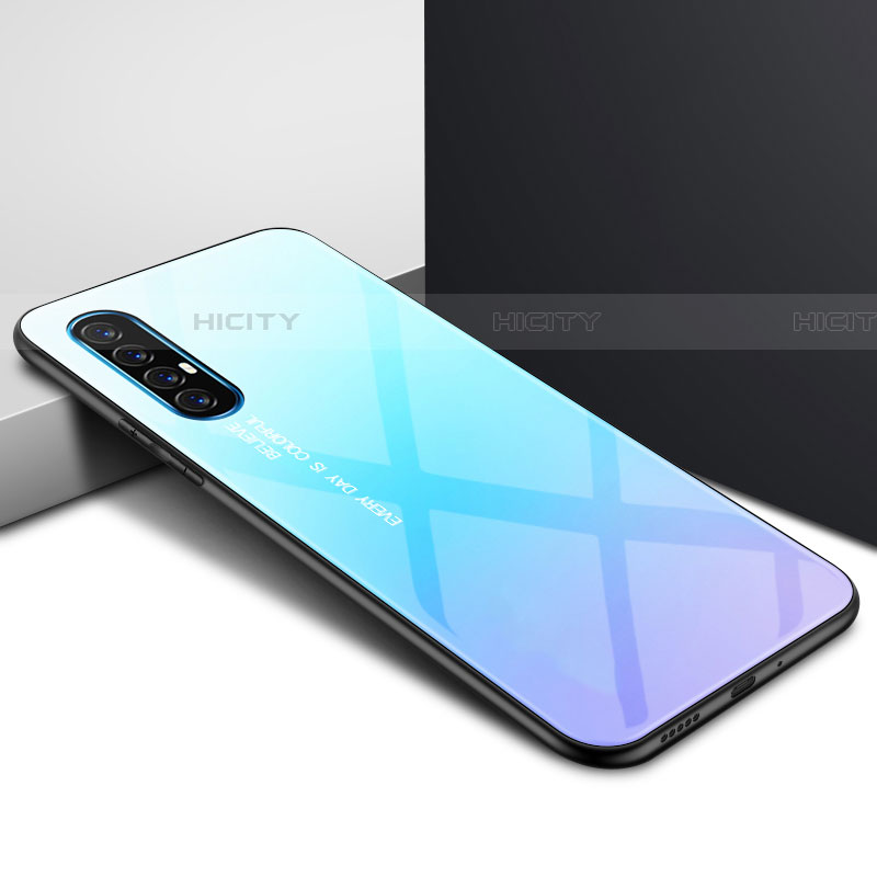 Handyhülle Silikon Hülle Rahmen Schutzhülle Spiegel Modisch Muster S01 für Oppo Reno3 Pro groß