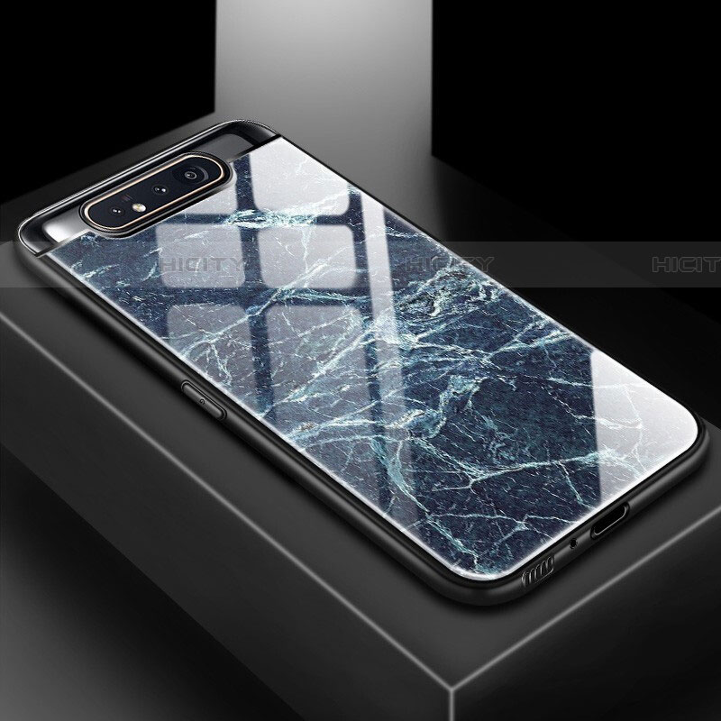 Handyhülle Silikon Hülle Rahmen Schutzhülle Spiegel Modisch Muster S01 für Samsung Galaxy A90 4G