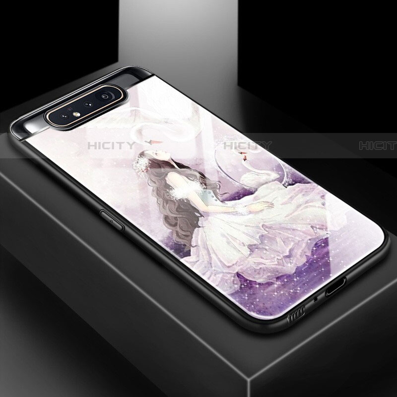 Handyhülle Silikon Hülle Rahmen Schutzhülle Spiegel Modisch Muster S01 für Samsung Galaxy A90 4G