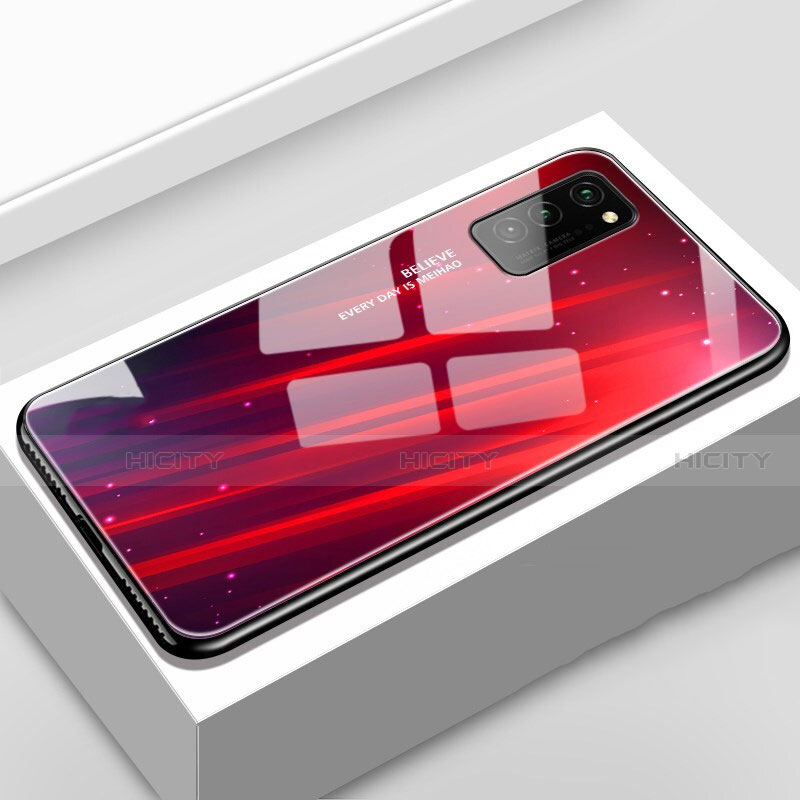 Handyhülle Silikon Hülle Rahmen Schutzhülle Spiegel Modisch Muster S02 für Huawei Honor V30 5G