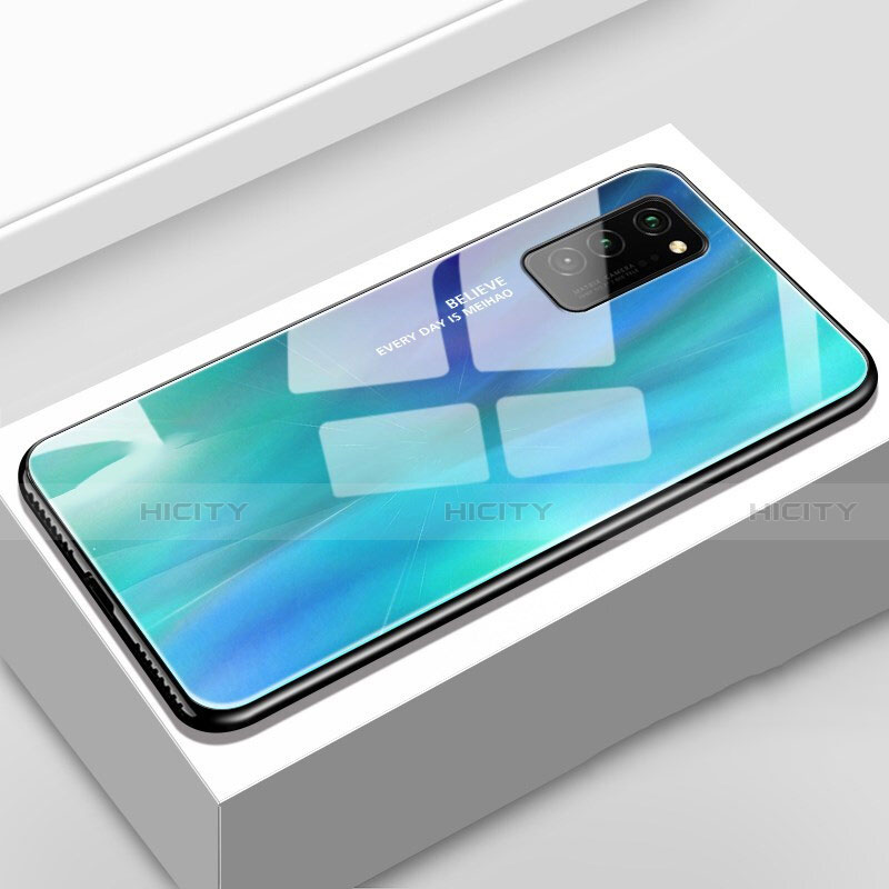 Handyhülle Silikon Hülle Rahmen Schutzhülle Spiegel Modisch Muster S02 für Huawei Honor V30 Pro 5G groß
