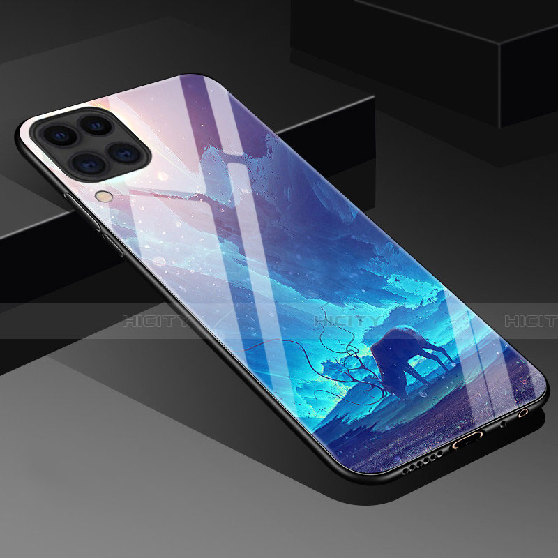 Handyhülle Silikon Hülle Rahmen Schutzhülle Spiegel Modisch Muster S02 für Huawei Nova 7i groß