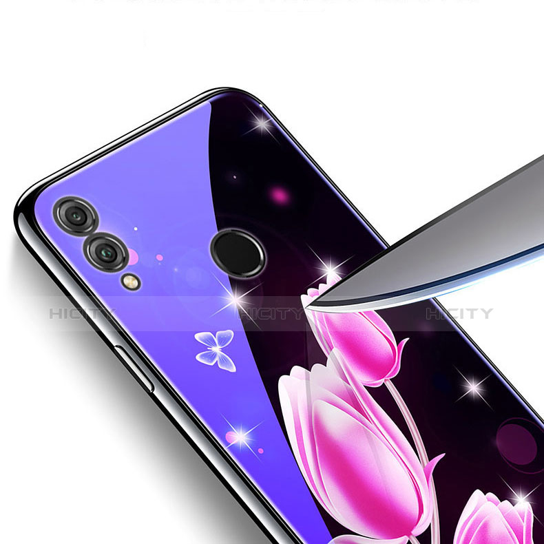 Handyhülle Silikon Hülle Rahmen Schutzhülle Spiegel Modisch Muster S04 für Huawei Honor 10 Lite