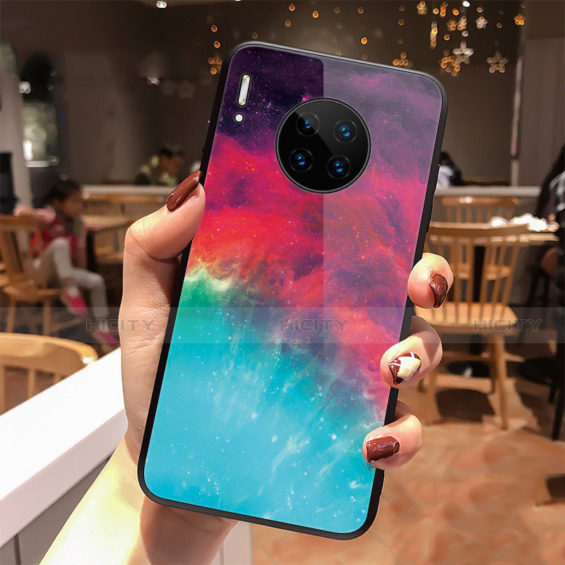 Handyhülle Silikon Hülle Rahmen Schutzhülle Spiegel Sternenhimmel für Huawei Mate 30 Pro