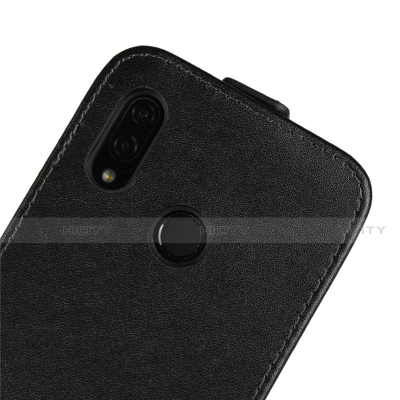 Handytasche Flip Schutzhülle Leder für Huawei Nova 3e Schwarz