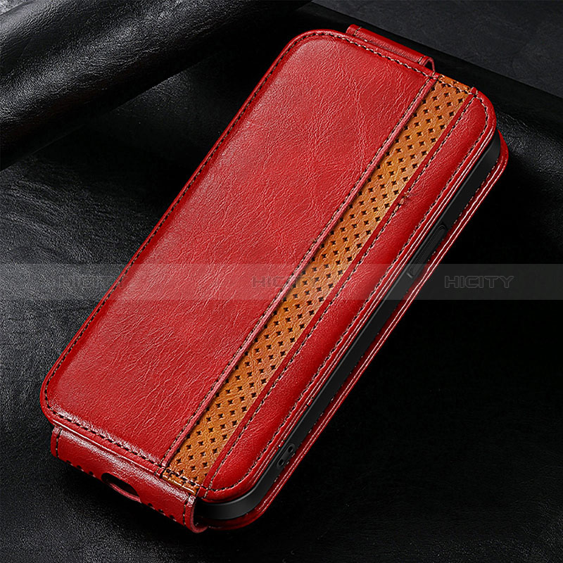 Handytasche Flip Schutzhülle Leder S01D für Huawei Nova 10 Rot Plus