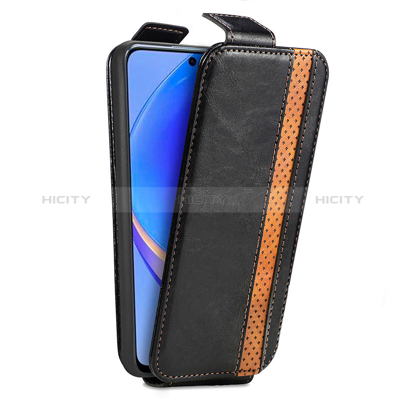 Handytasche Flip Schutzhülle Leder S01D für Huawei Nova Y90 groß