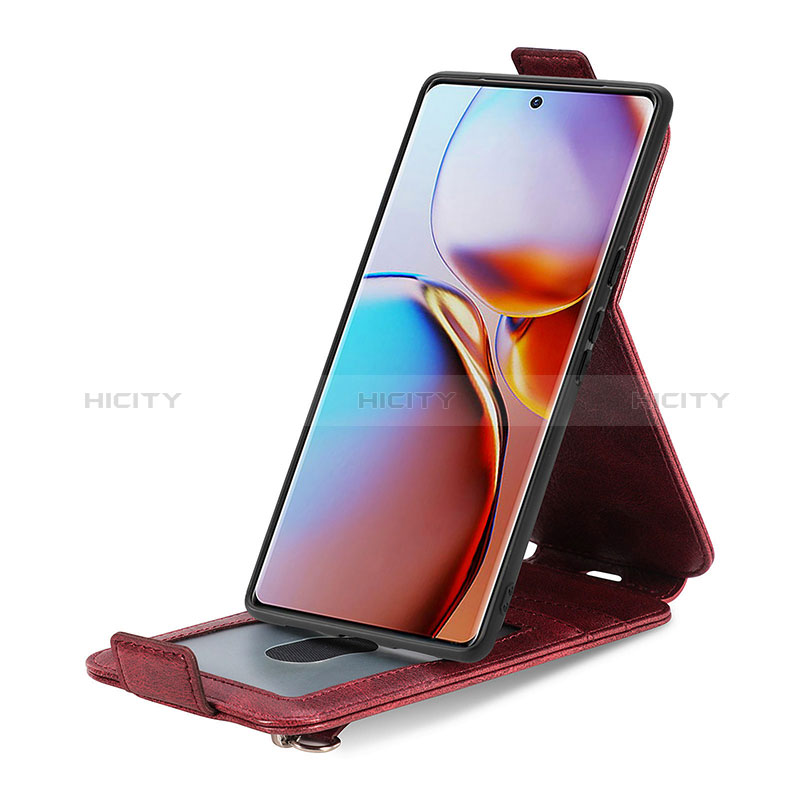 Handytasche Flip Schutzhülle Leder S01D für Motorola Moto Edge Plus (2023) 5G