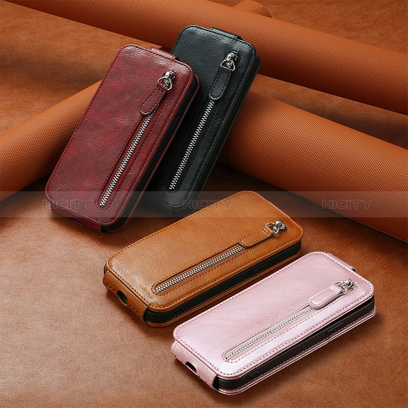 Handytasche Flip Schutzhülle Leder S01D für Motorola Moto Edge Plus (2023) 5G