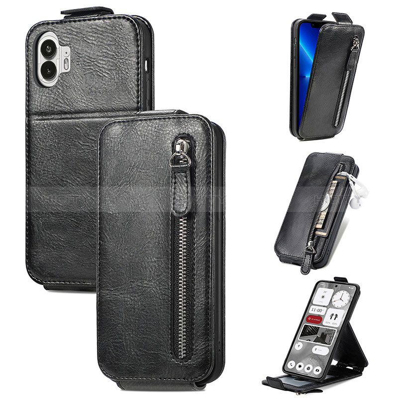 Handytasche Flip Schutzhülle Leder S01D für Nothing Phone 2