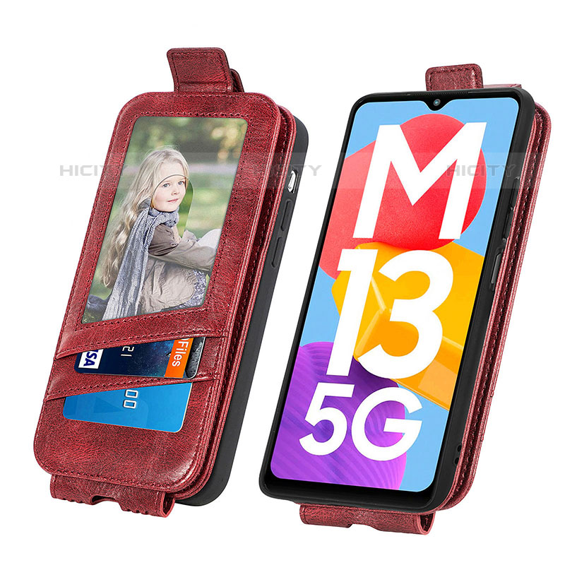 Handytasche Flip Schutzhülle Leder S01D für Samsung Galaxy M13 5G