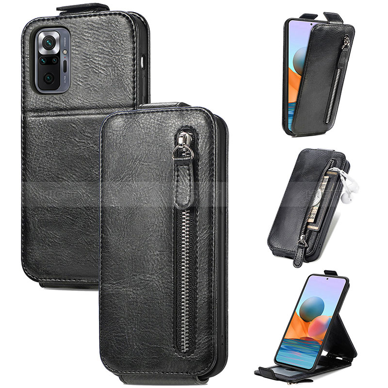 Handytasche Flip Schutzhülle Leder S01D für Xiaomi Redmi Note 10 Pro 4G