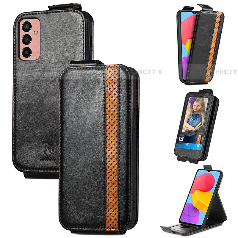 Handytasche Flip Schutzhülle Leder S02D für Samsung Galaxy M13 4G