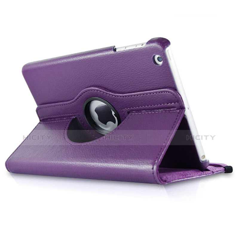 Handytasche Rotierende Schutzhülle Leder für Apple iPad Mini 2 Violett