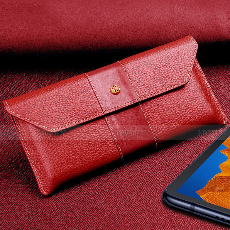 Handytasche Schutzhülle Flip Leder Hülle T03 für Huawei Mate Xs 5G Rot