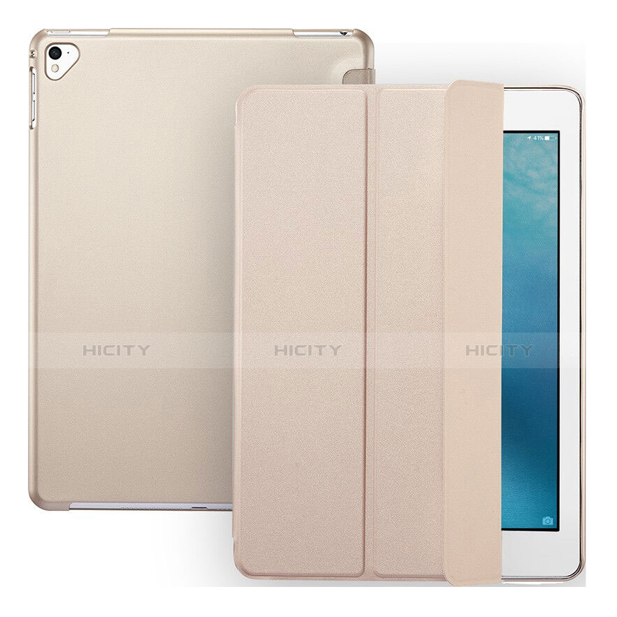 Handytasche Stand Flip Schutzhülle Leder für Apple iPad Pro 9.7 Gold groß