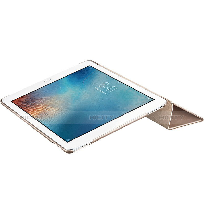 Handytasche Stand Flip Schutzhülle Leder für Apple iPad Pro 9.7 Gold groß