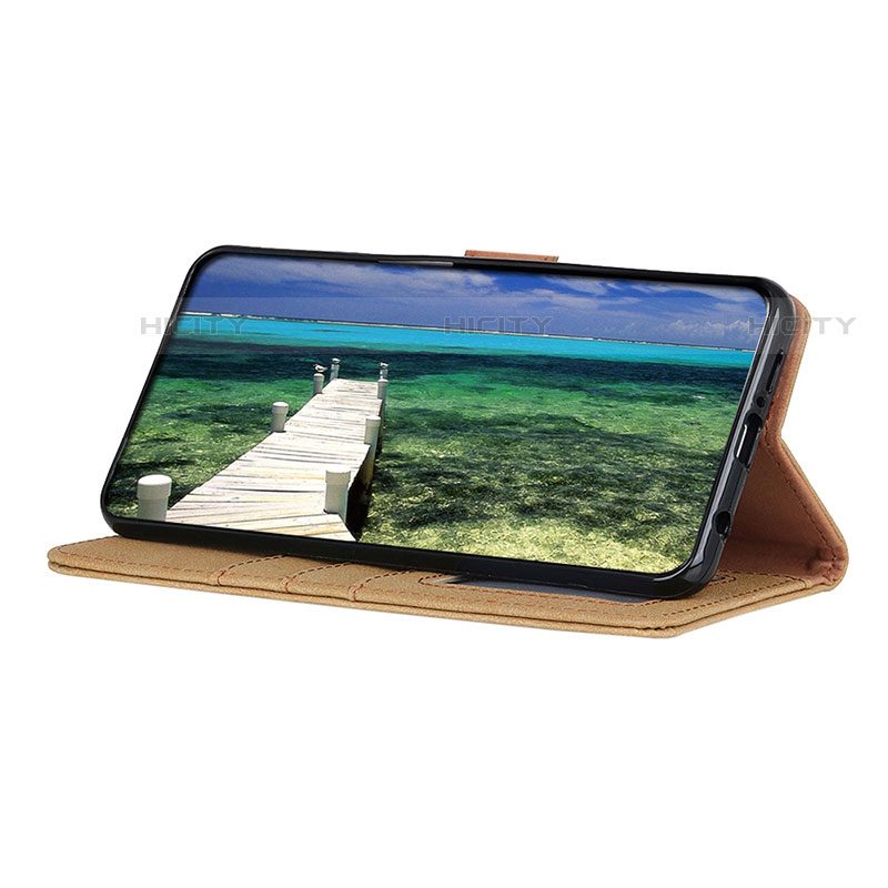 Handytasche Stand Schutzhülle Flip Leder Hülle A01D für Motorola Moto E20 groß