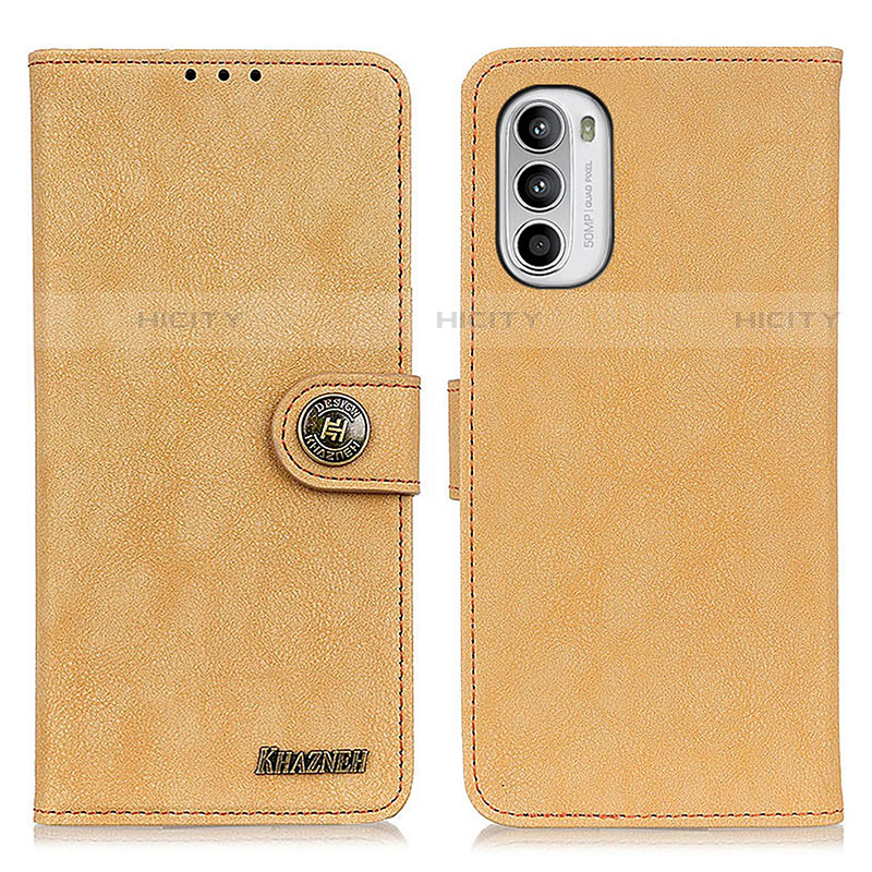 Handytasche Stand Schutzhülle Flip Leder Hülle A01D für Motorola MOTO G52 Gold Plus