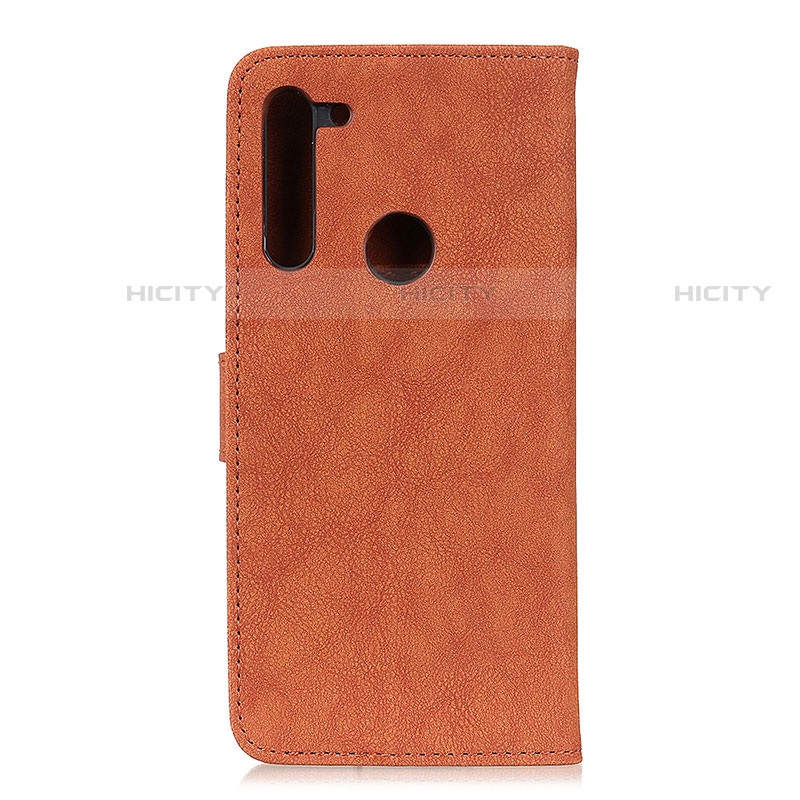 Handytasche Stand Schutzhülle Flip Leder Hülle A01D für Motorola Moto One Fusion Plus Braun Plus