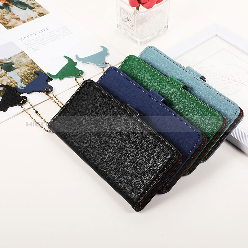 Handytasche Stand Schutzhülle Flip Leder Hülle A01D für Nokia C12 groß