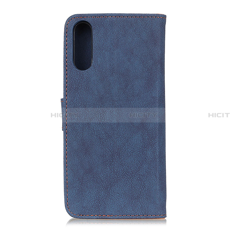 Handytasche Stand Schutzhülle Flip Leder Hülle A01D für Samsung Galaxy A02 Blau Plus