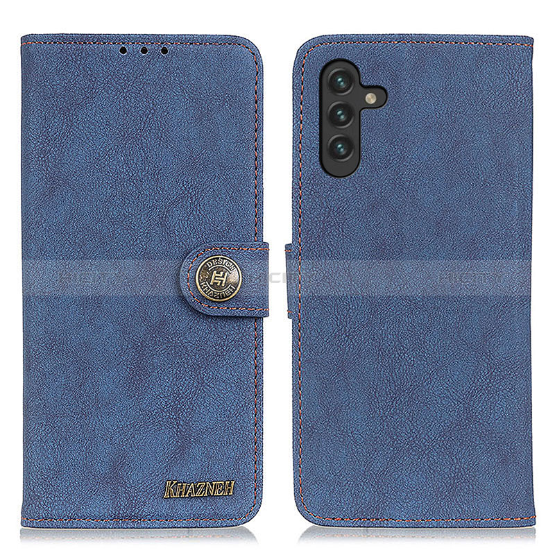 Handytasche Stand Schutzhülle Flip Leder Hülle A01D für Samsung Galaxy A04s Blau Plus