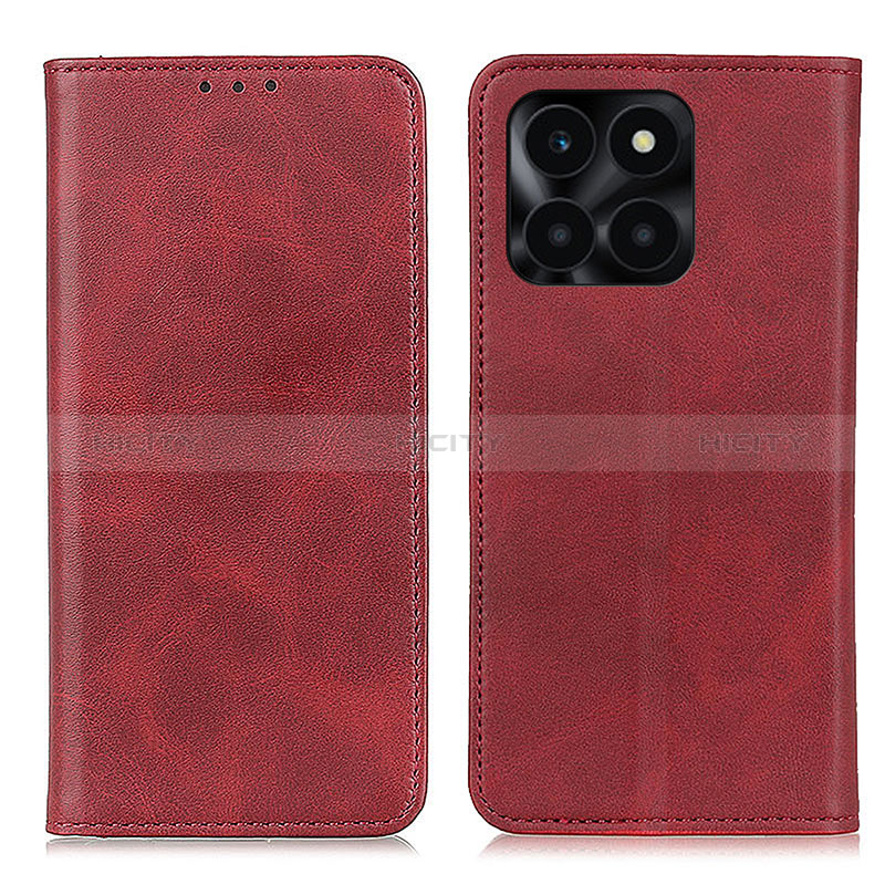 Handytasche Stand Schutzhülle Flip Leder Hülle A02D für Huawei Honor X8b Rot Plus