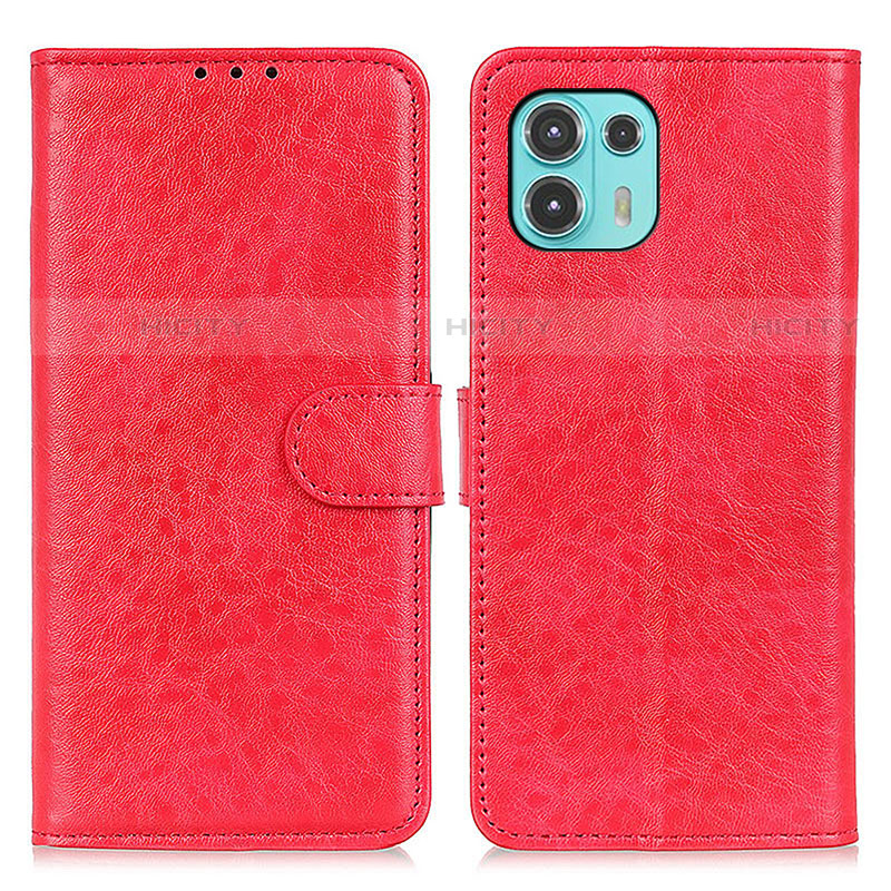 Handytasche Stand Schutzhülle Flip Leder Hülle A02D für Motorola Moto Edge 20 Lite 5G Rot Plus